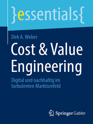 cover image of Cost & Value Engineering